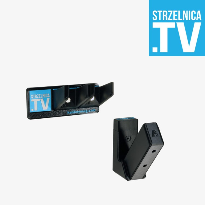 Szafa Kwiatka Uchwyt na Pistolet GLOCK i 2 Magaznki (Glock 17/19 X/34/45) - HoldmyMag uchwyt magnetyczny